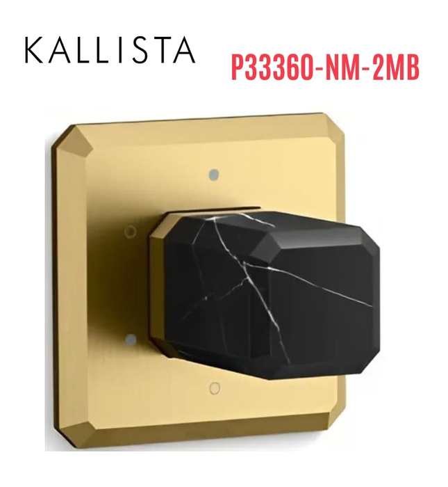 Mặt nạ chuyển hướng cho sen - đá đen màu đồng Kallista P33360-NM-2MB