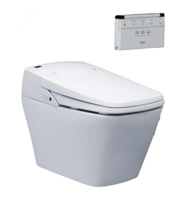 Bồn Cầu Điện Tử Thông Minh Không Két Nước Caesar CA1380H