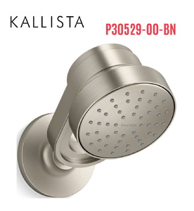 Bát sen kèm tay sen tắm gắn tường màu nickel Kallista P30529-00-BN