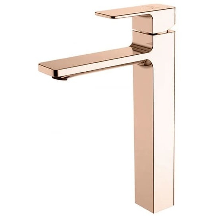 Vòi chậu 1 lỗ nóng lạnh màu vàng hồng American Standard WF-1302WS 