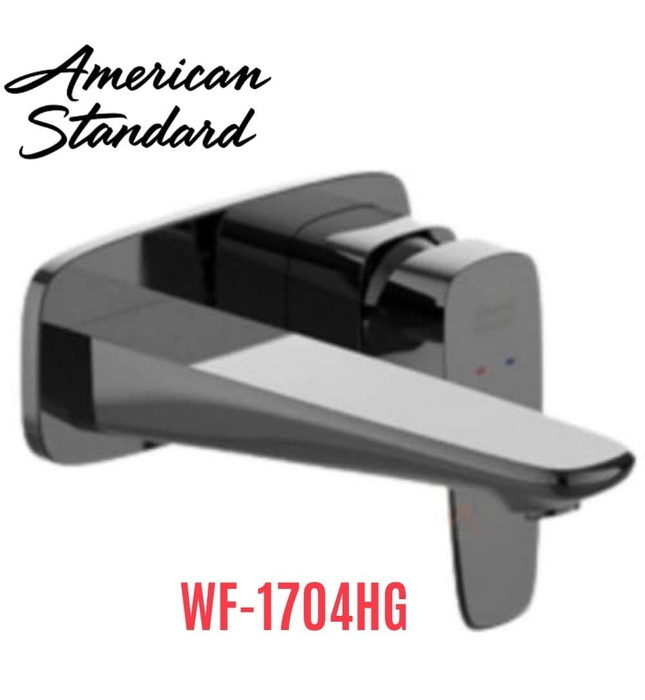 Vòi chậu nóng lạnh gắn tường màu đen American Standard WF-1704HG