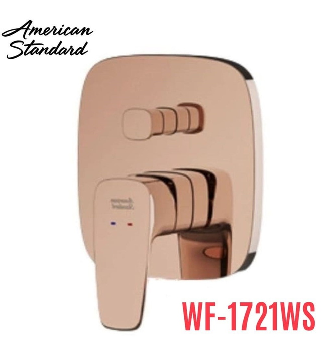 Van điều chỉnh âm tường màu vàng hồng American Standard WF-1721WS