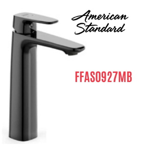 Vòi lavabo nóng lạnh 1 chân cao màu đen American Standard Wf-1702HG 