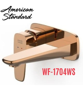 Vòi chậu nóng lạnh gắn tường màu vàng hồng American Standard WF-1704WS