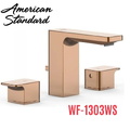 Vòi chậu 3 lỗ nóng lạnh màu vàng hồng American Standard WF-1303WS 