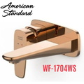 Vòi chậu nóng lạnh gắn tường màu vàng hồng American Standard WF-1704WS