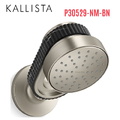 Bát sen kèm tay sen gắn tường - đá đen màu nickel Kallista P30529-NM-BN
