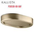 Đầu vòi sen mưa gắn trần màu vàng Kallista P30530-00-BAF