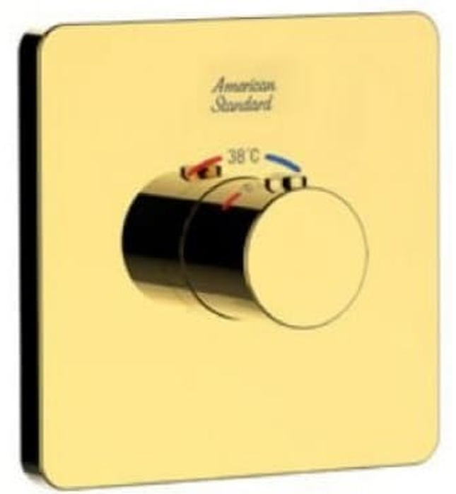 Bộ trộn nhiệt độ âm tường màu vàng bóng American Standard FFAS0930CS 