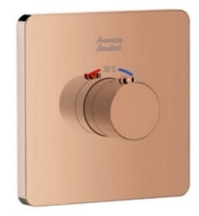 Bộ trộn nhiệt độ âm tường màu vàng hồng American Standard FFAS0930WS 