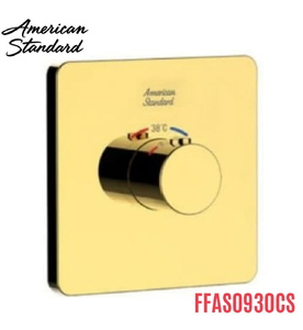 Bộ trộn nhiệt độ âm tường màu vàng bóng American Standard FFAS0930CS 
