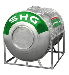 Bồn nước inox Sơn Hà Xanh 3000L ngang SHG N3000F1140