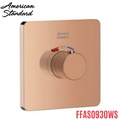 Bộ trộn nhiệt độ âm tường màu vàng hồng American Standard FFAS0930WS 
