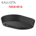 Đầu vòi sen mưa gắn trần viền đen màu đen Kallista P30530-HB1-BL