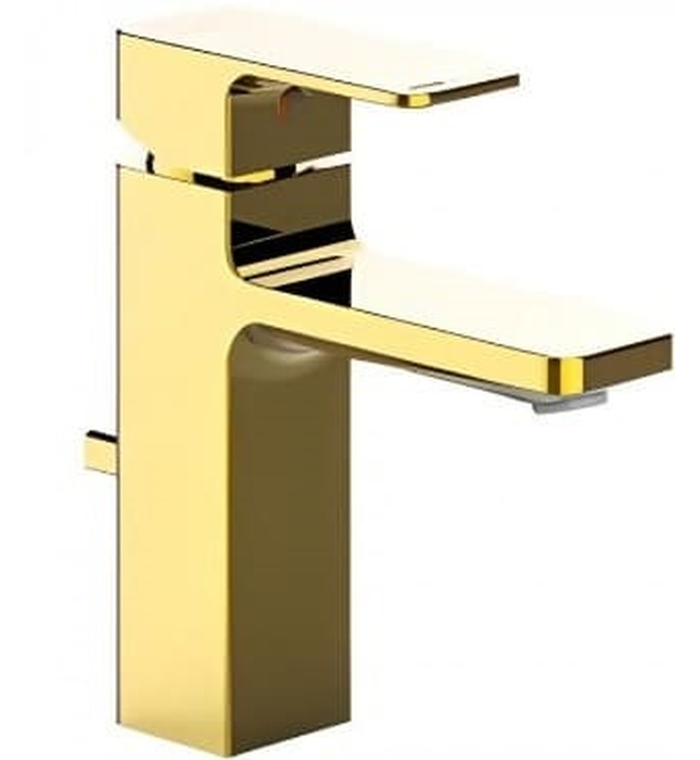 Vòi chậu 1 lỗ nóng lạnh màu vàng bóng American Standard WF-1301CS