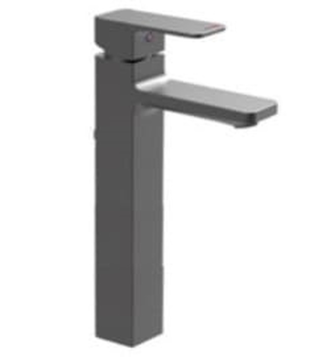 Vòi chậu 1 lỗ nóng lạnh màu xám xước American Standard WF-1302BHG 