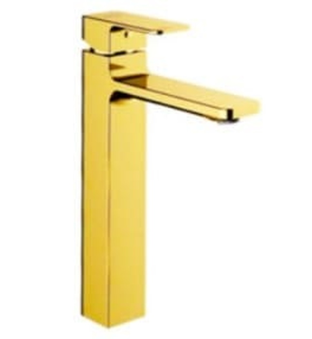 Vòi chậu 1 lỗ nóng lạnh màu vàng bóng American Standard WF-1302CS