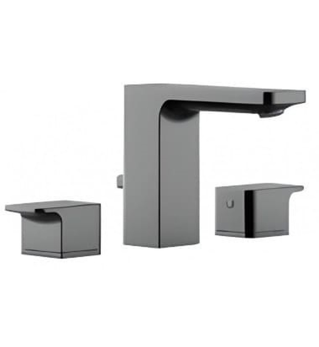 Vòi chậu 3 lỗ nóng lạnh màu xám xước American Standard WF-1303BHG