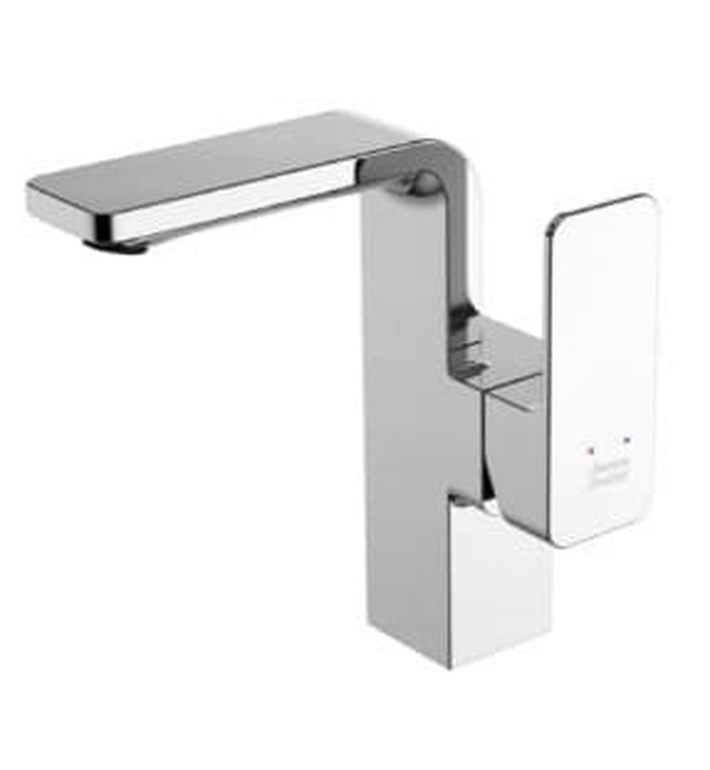 Vòi rửa mặt 1 chân gắn chậu màu xám xước American Standard WF-1305BHG 