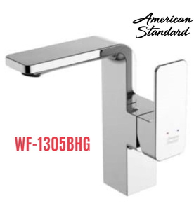Vòi rửa mặt 1 chân gắn chậu màu xám xước American Standard WF-1305BHG 