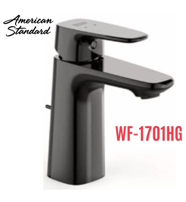 Vòi nóng lạnh 1 lỗ màu xám bóng American Standard WF-1701HG