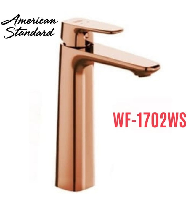 Vòi lavabo nóng lạnh màu vàng hồng American Standard WF-1702WS