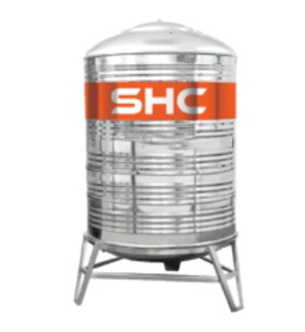 Bồn nước inox Sơn Hà Xanh 4500L đứng SHC D4500F1420