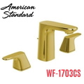 Vòi chậu nóng lạnh 3 chân màu vàng bóng American Standard WF-1703CS 