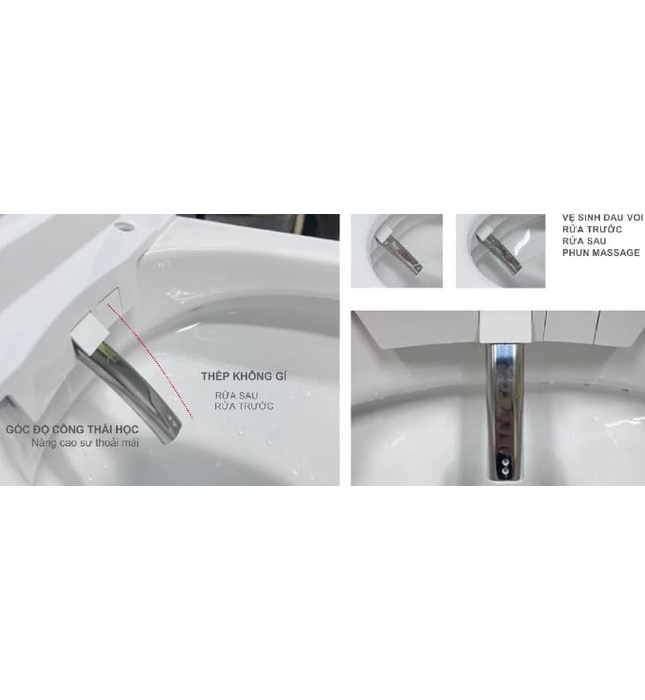 Bồn Cầu Treo Tường Nắp Điện Tử American Standard 1073919990 