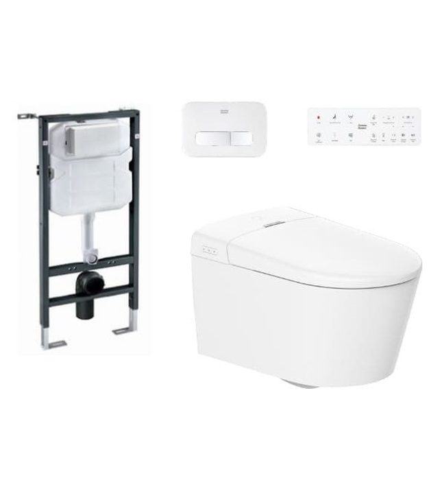 Bồn Cầu Treo Tường Nắp Điện Tử American Standard 1073919990 