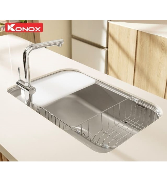 Chậu rửa bát phong cách Nhật bề mặt mịn Konox Tari 7851SM 