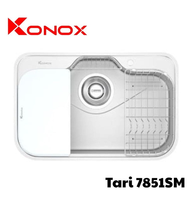 Chậu rửa bát phong cách Nhật bề mặt mịn Konox Tari 7851SM 