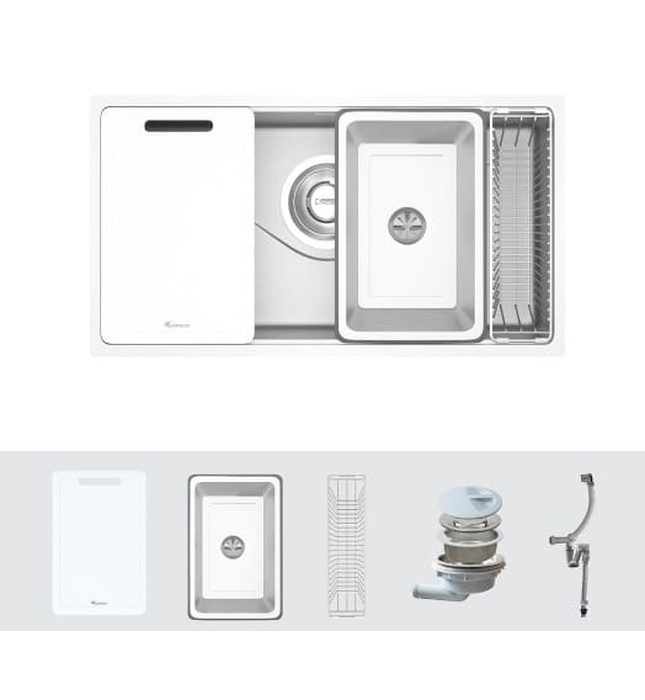 Chậu rửa bát 1 hố Konox TARI 8748SM