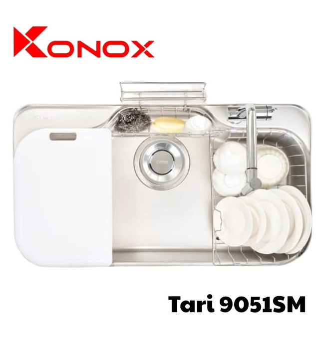 Chậu rửa bát 1 hố Konox TARI 9051SM