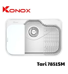 Chậu rửa bát phong cách Nhật bề mặt mịn Konox Tari 7851SM 