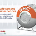 Bồn nước inox Sơn Hà Xanh 2000L ngang SHC N2000F1380