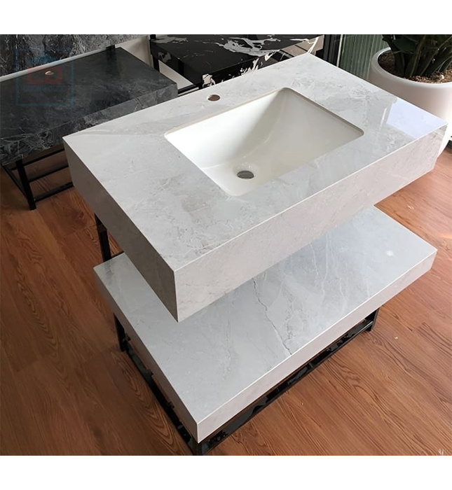 Chậu lavabo 2 tầng Viglacera SC-DAN-9GP01