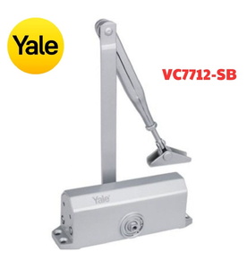 Tay Đẩy Hơi Giữ Cửa 90 Độ Yale VC7712-SB 