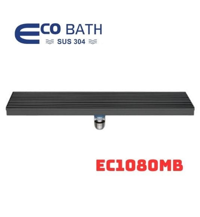 Ga thoát sàn dài đen mờ EcoBath EC1080MB