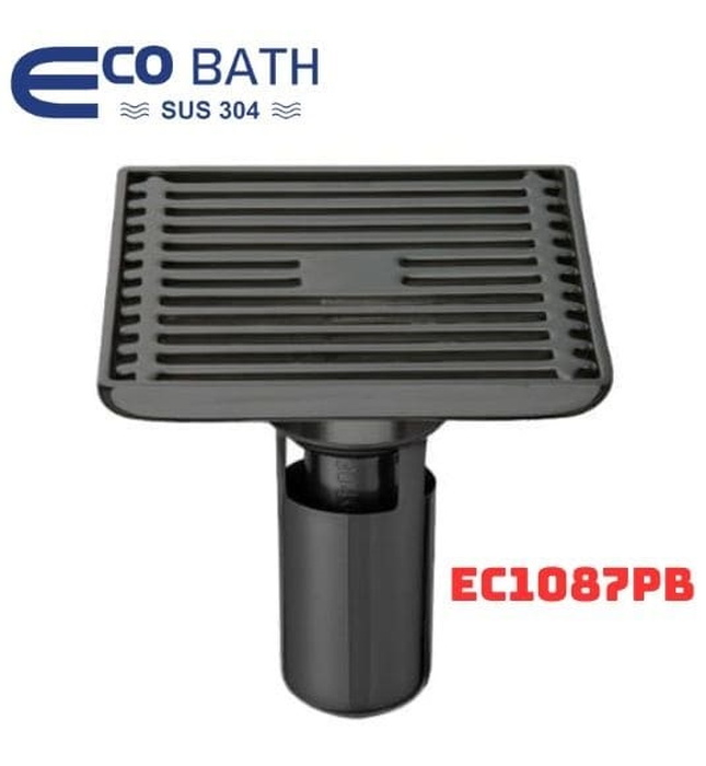 Ga thoát sàn dài đen mờ EcoBath EC1087PB 