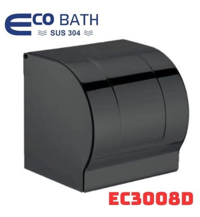 Hộp để giấy màu đen Ecobath EC3008D
