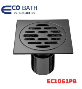 Ga thoát sàn inox màu đen EcoBath EC1061PB 