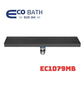 Ga thoát sàn dài đen mờ EcoBath EC1079MB