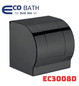Hộp để giấy màu đen Ecobath EC3008D