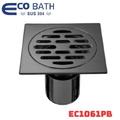 Ga thoát sàn inox màu đen EcoBath EC1061PB 