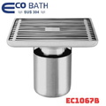 Ga thoát sàn màu inox chải EcoBath EC1067B