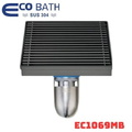 Ga thoát sàn inox màu đen EcoBath EC1069MB 