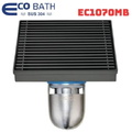 Ga thoát sàn inox màu đen EcoBath EC1070MB 