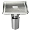 Ga Thoát Sàn Inox SUS304 EcoBath EC1087 Màu Inox Bóng 100x100mm