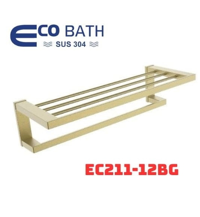 Vắt khăn giàn màu vàng chải EcoBath EC211-12BG